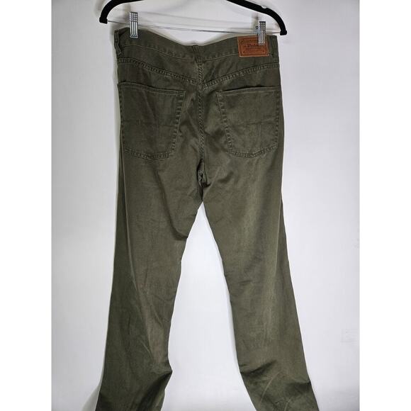 Polo Ralph Lauren Jeans Mens 32x34 Green Straight Leg 100% Cotton Denim Jeans - Picture 2 of 3